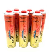 SMH LINE® Gasflessen - 8x 600ml - EN417 Schroefventiel - Gasfles voor onkruidbrander