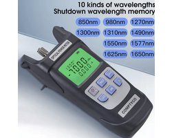 AUA-Y710A Glasvezel Power Meter – Optische Vermogensmeter met LED Licht – Hoge Precisie – SC Adapter – Voor Single Mode Glasvezel – Geen Bluetooth – Compact Formaat - Ziggo, Odido, KPN,... Telecom