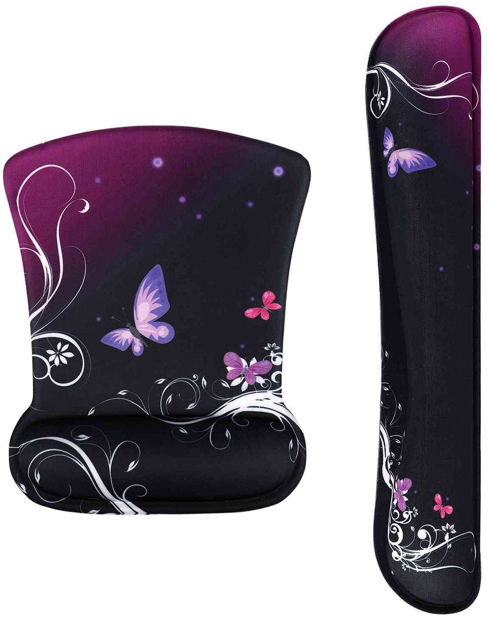 Ibenzoa® Ergonomische Set Met Muismat En Polssteun Voor Comfortabel Werken En Gaming