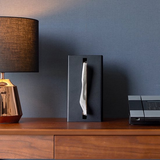 Tower à mouchoirs verticale Yamazaki - Tour - Zwart