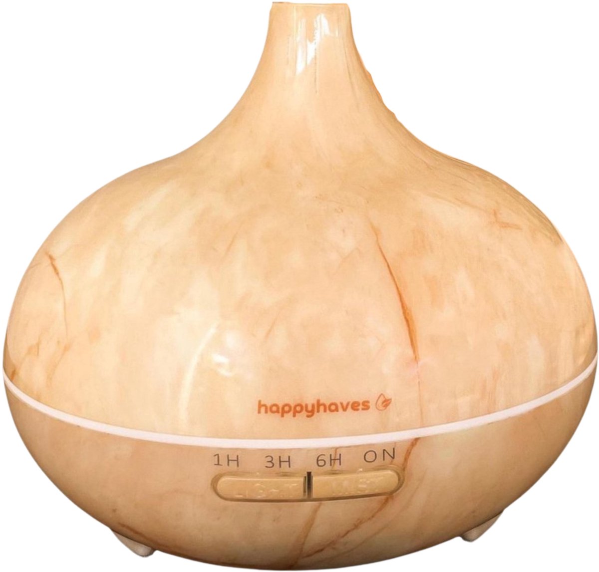 Goedkoopste Aroma Diffuser Happyhaves in Marmer - aromatherapie ultrasonische vernevelaar - etherische olie luchtreiniger - 550ml voor grote ruimtes