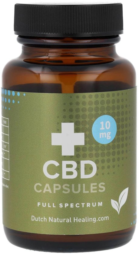 CBD Capsules 10MG - 60 stuks - 100% Full spectrum
