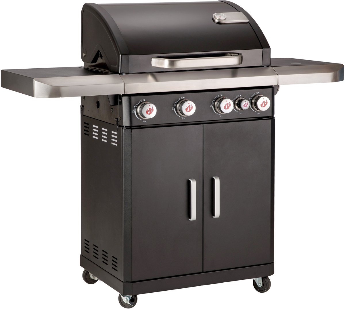 Landmann Rexon PTS 4.1 Gasbarbecue - 4 branders - Zwart