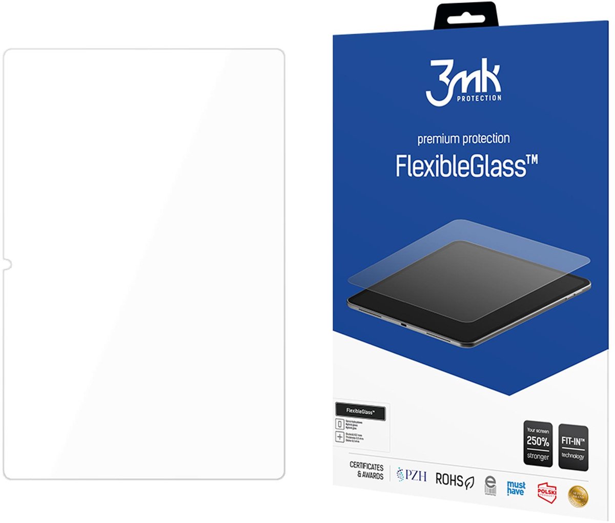 Doogee T10 Pro - tot 11" 3mk flexibel glas