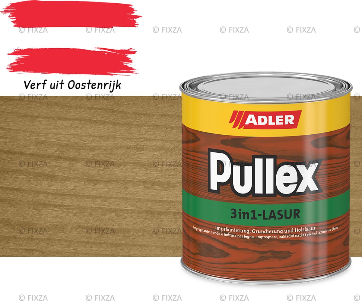 ADLER Pullex 3in1-Lazuur Luftschloss, bruine beits 0,75 liter