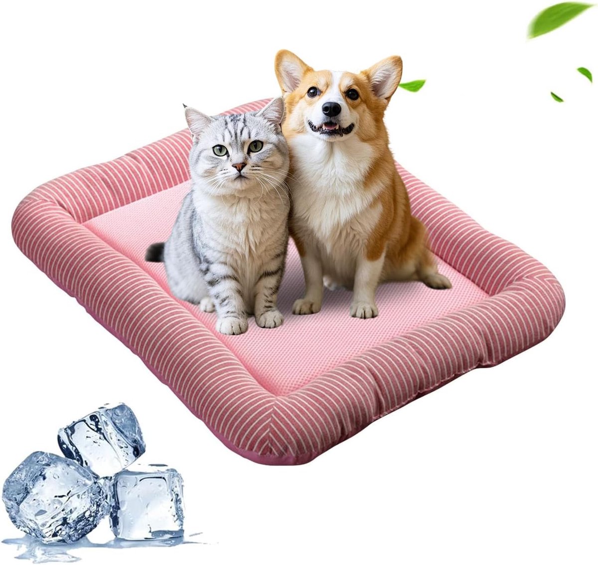 Zelfkoelend Hondenbed en Kattenbed voor Grote, Middelgrote en Kleine Honden en Katten - Ideaal voor Warmte, Stress en Gewrichtspijn