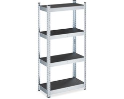 stellingkast - 120 x 60 x 30 cm - tot 700 kg - verzinkt staal - steeksysteem