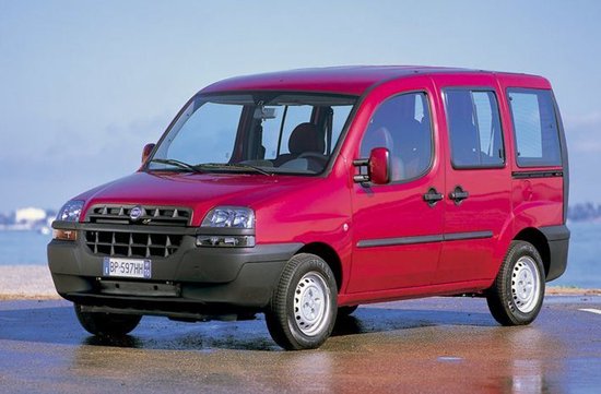 Tapis de voiture Fiat Doblo - Année de construction : 2001 - 2009 - Ajustement d'origine - 2 pièces - Velours de Luxe