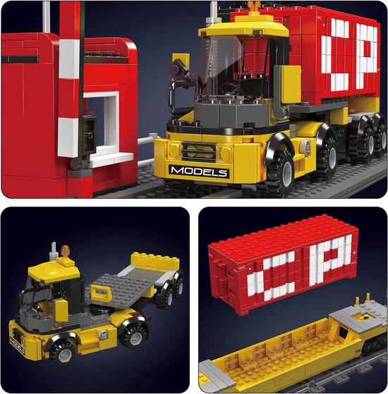Mould King 12027 Technique Modèle de Train Briques Construction Chemin Fer électrique Briques de APP Télécommandé avec Rails Jouets de Cadeau pour