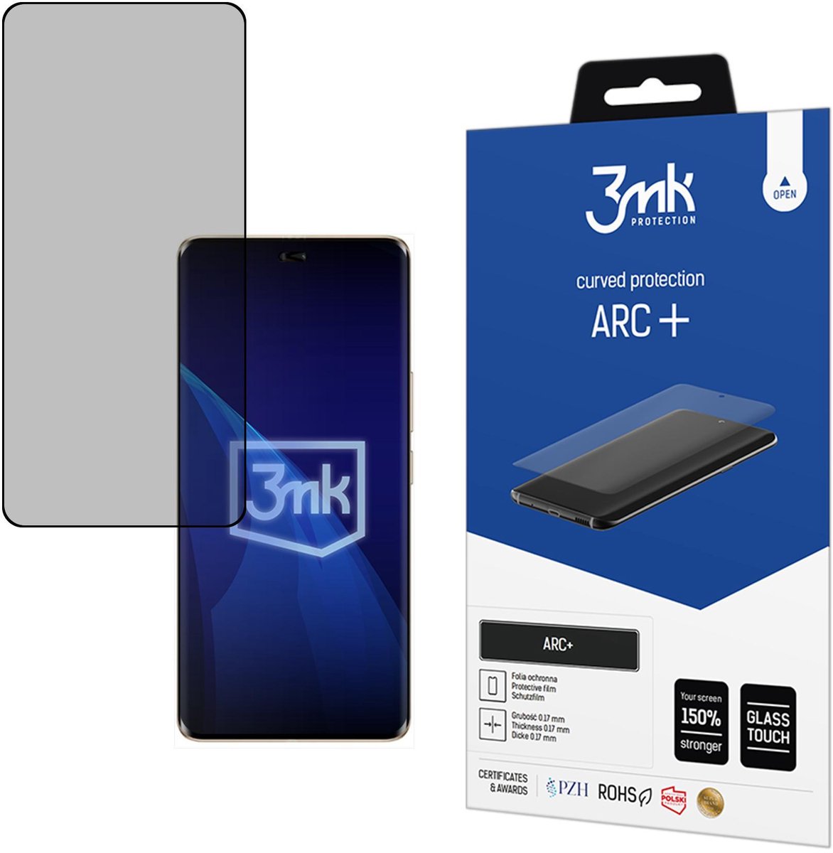 3Mk Arc+ Gehard Glas Voor Honor X60 Pro Hoge Duurzaamheid