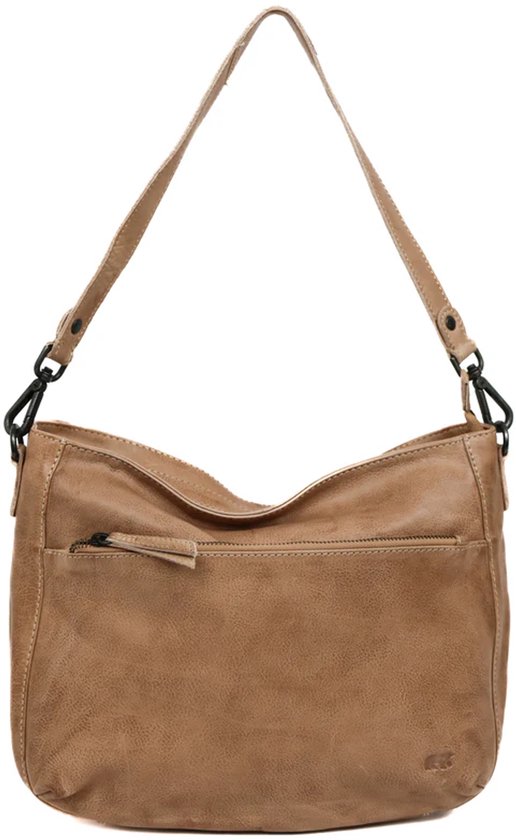 Leren Schoudertas Dames | Bruin - | YOUR BAG FOR LIFE