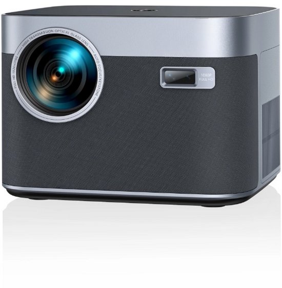Mini Beamer - Projector - Digitale Beamer - Draagbaar - 1080P - Met Autofocus - 26000LM - 4K Projector - 8K Video - Bluetooth Beamer - 700 ANSI - 75W - WiFi 6 - Android 9.0 system - Zwart/Grijs