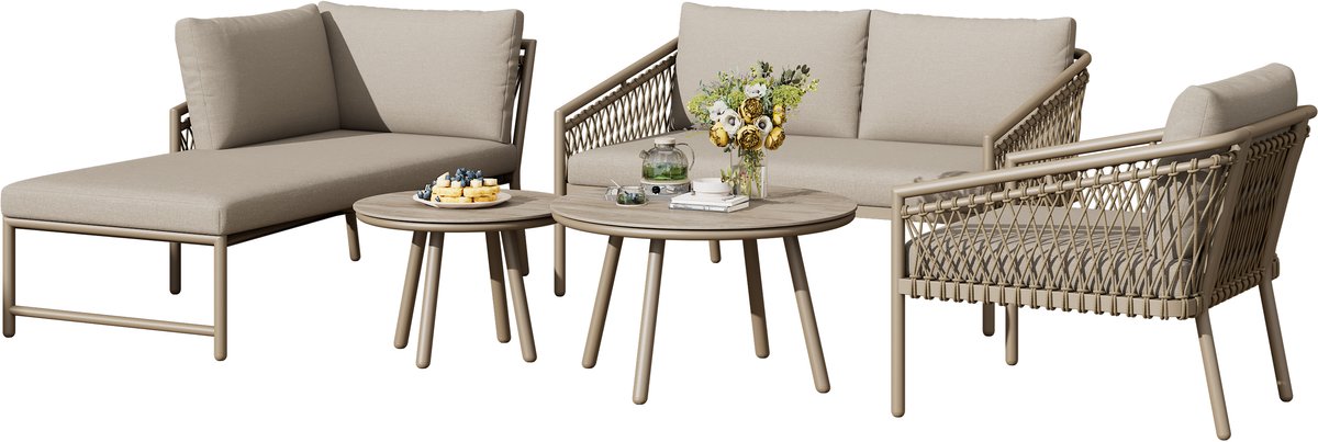 lounge-set-touw-modern-design-handgeweven-incl-kussens-khaki-voor-buiten
