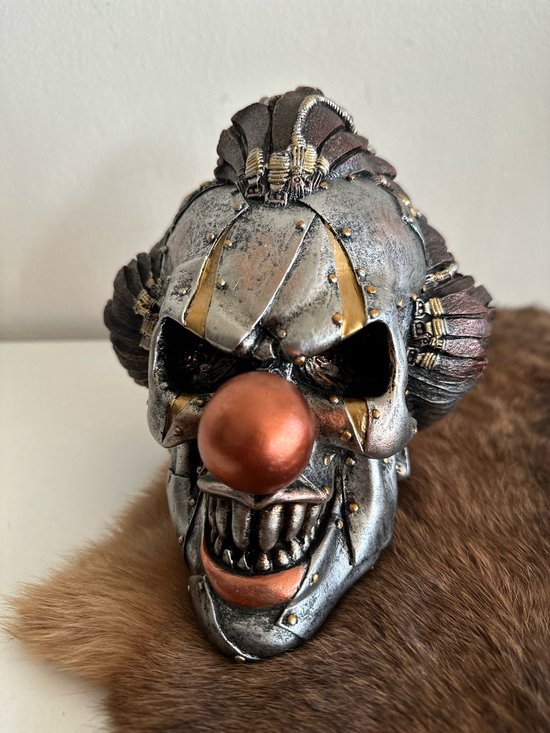 Goodyz - Steampunk collectie - Skulls - Skull decoratie - Clown-Metaal look