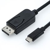 S-Impuls USB-C naar DisplayPort kabel met DP Alt Mode (4K 60 Hz) / zwart - 1,8 meter