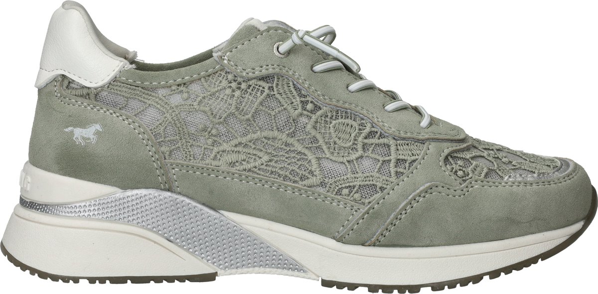 Mustang Sneakers - Dames - Groen - Maat:40