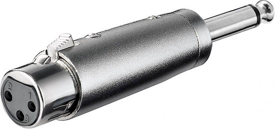 Electrovision XLR (m) - Adaptateur Jack 6,35 mm stéréo (V)