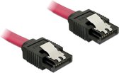 DeLOCK SATA kabel plat 6 Gb/s - rood - 0,50 meter