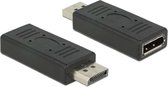 DeLOCK 2xDisplayport 1.2 Displayport 1.2 Zwart