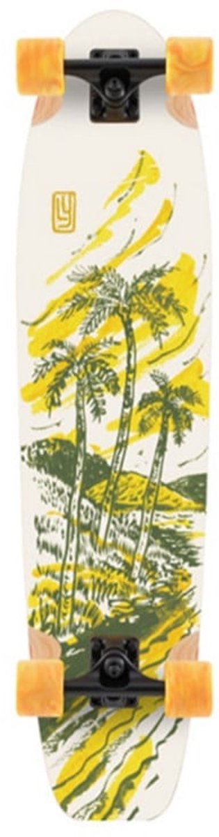 Landyachtz Ripper 37 Longboard Postcard – Veelzijdig Cruiser Longboard Veelkleurig