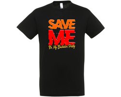SAVE ME Its My Bachelor Party T-shirt - Vrijgezellen Feest - Vrijgezellen T-shirt - Bachelor Party - Vrijgezel - Bier Drinken - Vrijgezellenoutfit - Cadeau Man - Maat L