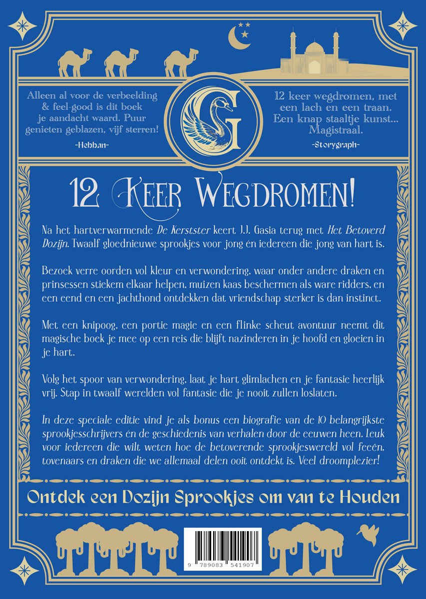Het Betoverd Dozijn: 12 Magische Nieuwe Sprookjes - back cover