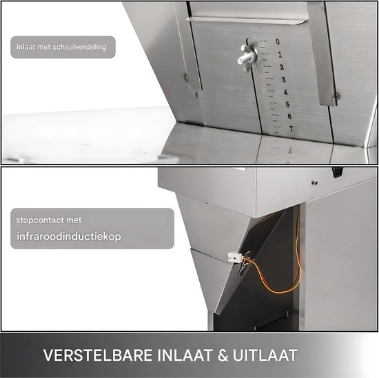 Professionele Vulmachine - Poeder - Keuken - Fijn maler - Pneumatisch - Twee Uitgangen - 100-1000ML - RVS van Merkloos — afbeelding 5