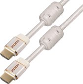 MaxTrack HDMI kabel - versie 2.0 (4K 60Hz HDR) / wit - 3 meter