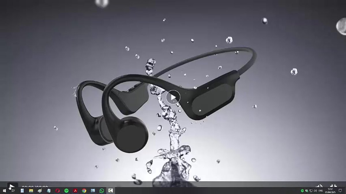 Shokz OpenSwim Pro on ear sporthoofdtelefoon waarmee je kunt zwemmen