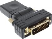 Transmedia DVI-D Dual Link (m) - HDMI (v) adapter / draaibaar
