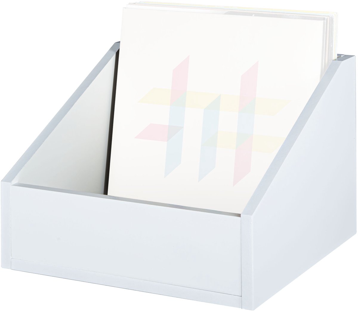 MUSIC STORE Vinyl Container 110 white - Vinyl