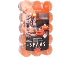 Geurkaarsen Exotic Fruits - Set van 30 Waxinelichtjes - Oranje