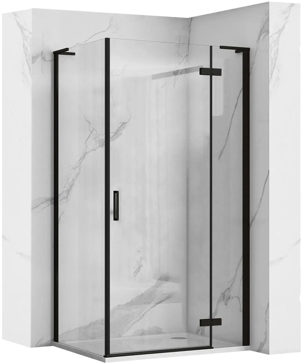 Rea Hugo - Douchecabine - Zwart - 90X90 Vierkant - 90X90X200,5Cm