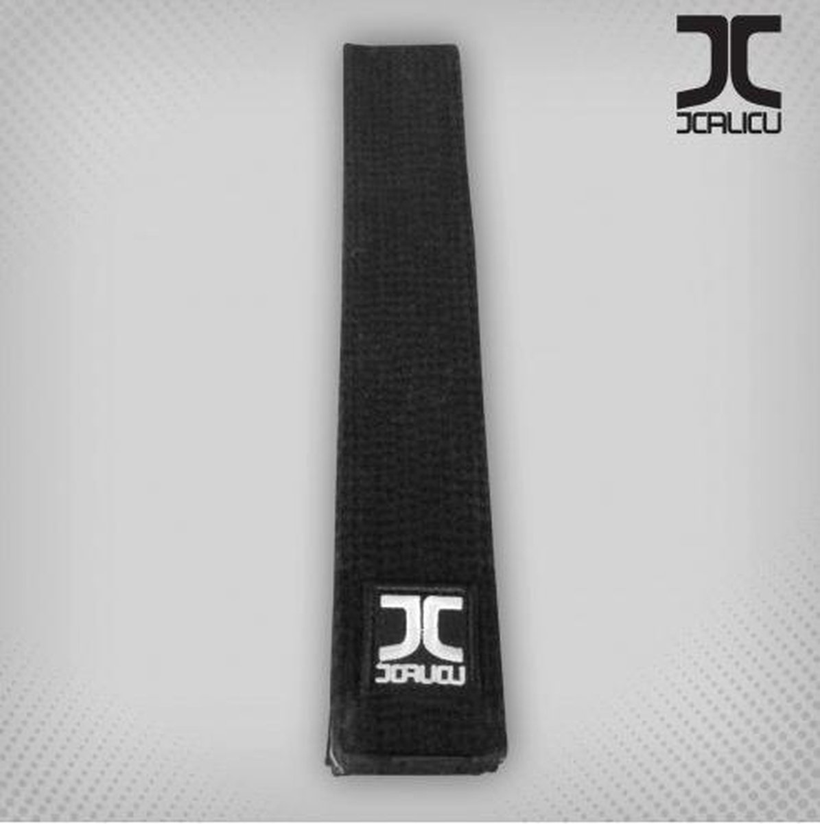 Zwarte taekwondo-band JC | zwart (Maat: 240)