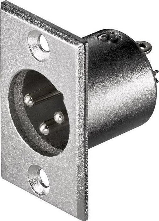 Connecteur S-Impuls XLR 3 broches (m) intégré / gris