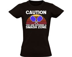 Pickleball Smash Zone Dames T-shirt - racket - sport - spel - service - padel - shirt