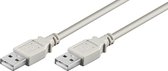 USB naar USB kabel - USB2.0 - tot 0,5A / grijs - 3 meter