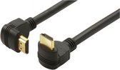 S-Impuls HDMI kabel - 90° haakse connectoren (boven/beneden) - versie 1.4 (4K 30Hz) - 3 meter