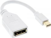 Mini DisplayPort - DisplayPort adapter - versie 1.2 (4K 60 Hz) / wit - 0,15 meter