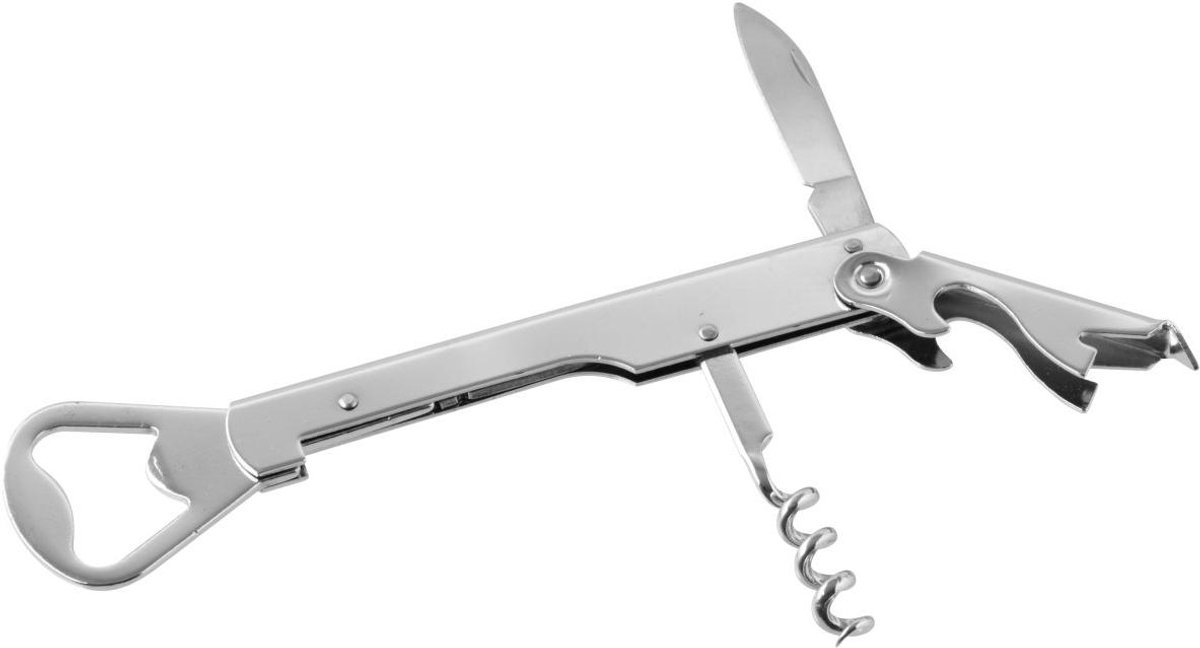 Kurketrekker flesopener van staal FM Professional Dranken