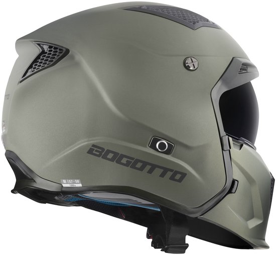 Homologación Ece 22.06 Casco De Moto Bogotto Radic Camo - - Con Visera Y Forro Lavable Casco Homologado 22.06