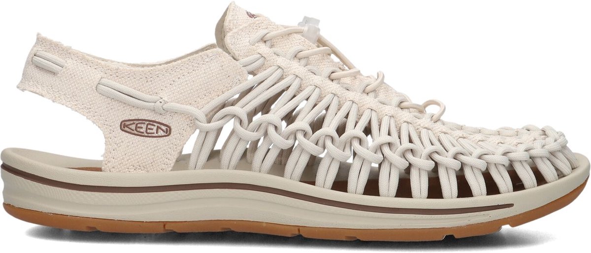 Keen Uneek Canvas Heren Sandalen Natural Canvas/Birch Canvas K1026228 Beige