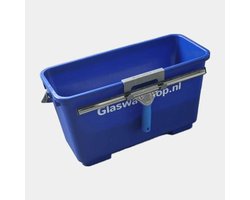 Glaswasshop - Glazenwasser Emmer - 25 L - Incl. Houder voor raamwisser en inwasser