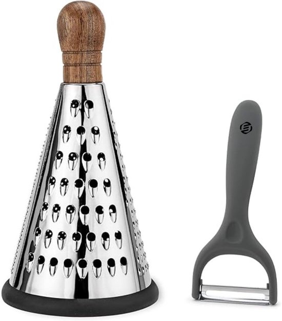 KitchenAid groenteschaaf, rood, roestvrij staal, 12.7 x 43.2 x 33 cm