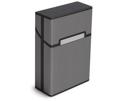 Sigaretten doosje voor 20 stuks - accessoire voor elektrische Sigaretten maker - Houder - Box - RVS