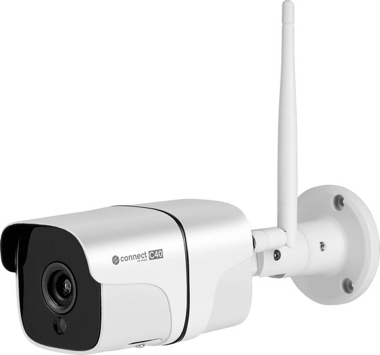Krüger&Matz Beveiligingscamera - WiFi - Camerabewaking Buiten - 1080p Full HD - C40 - Wit — afbeelding 5