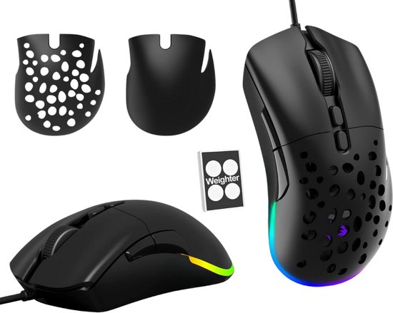 Lexium Computermuis met Draad - Computer Muis met Draad - Muis met Draad voor Laptop of PC