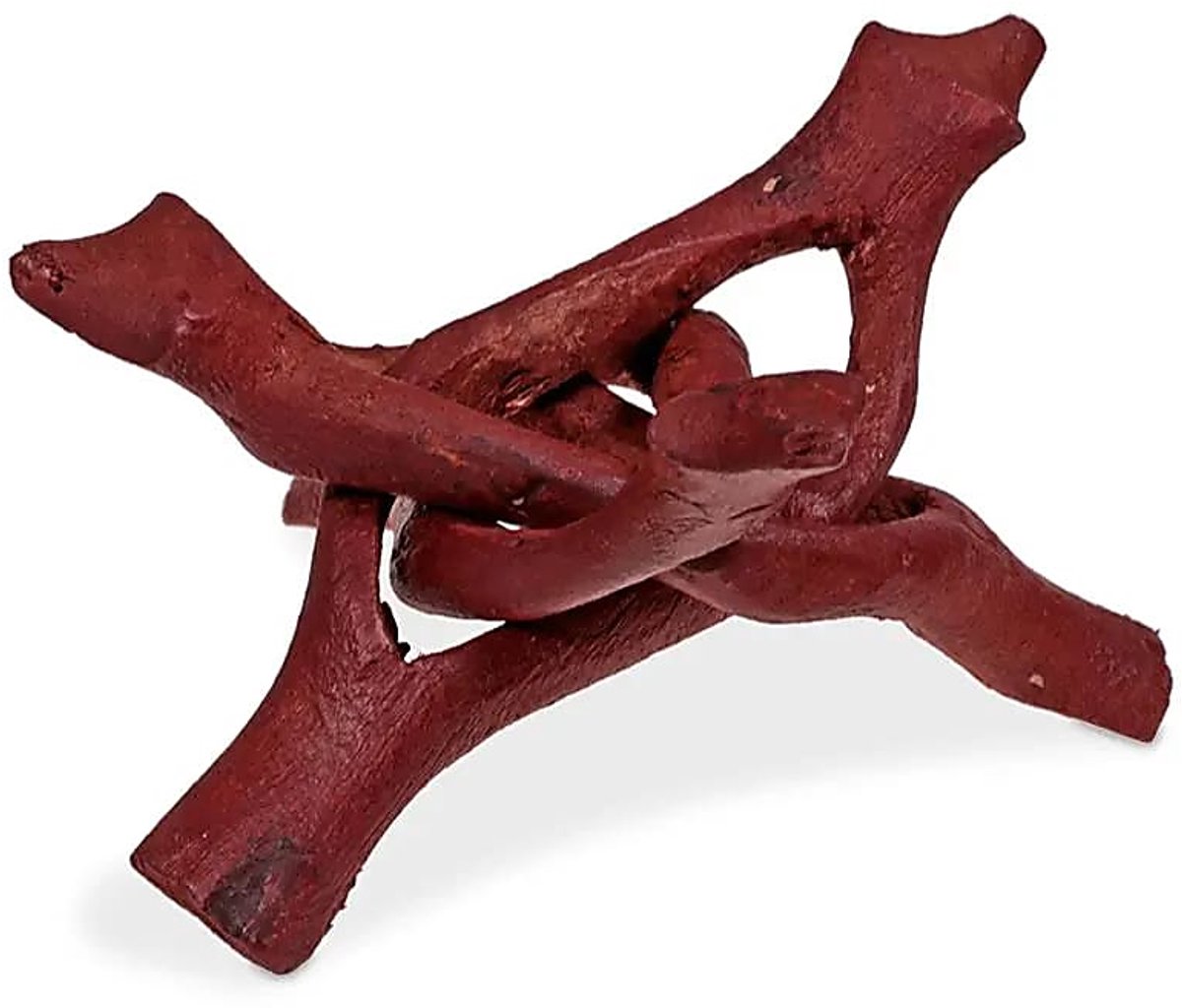 Cobra standaard 3 poot groot - 20 cm - Abaloneschelpen - Edelstenen (bollen en stukken) - Populier Hout - Ondersteuning klankschalen