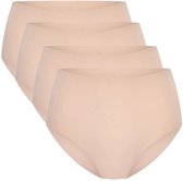 Beeren dames maxi slips Invisible - 4-pack Nel - maat L/XL - caffè latte