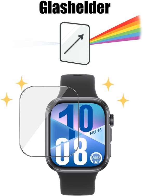 Protection d'écran compatible avec la Huawei Watch Fit 4 - Film protecteur d'écran